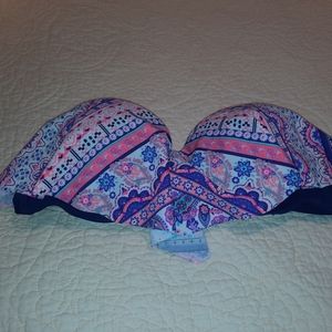Push-Up Bikini Top w Elephant Print Design